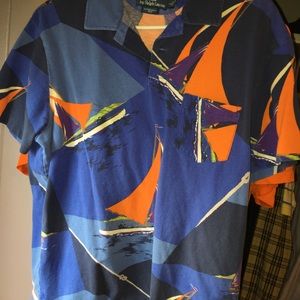 Rare sailboat Polo button up worn by retch